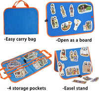 CHEFAN Noah's Ark Felt Board Bible Stories - Turns Water Into Wine & Other 3 Bible Stories Set - image 2