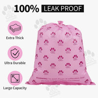 Dog Poop Bags Rolls with Dispenser 150 Count Biodegradable Bags - 1 Count (Pack of 150) / B-Purple(Lavender)-1 Dispenser+150 Bags - image 4
