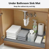 MateeyLife Silicone Waterproof Mat for Dog & Cat Food Mat 19"X12" – Essentials for Dogs - 19"W x 22"L / Dark Grey - image 3
