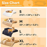 FUNNY FUZZY Pet Couch Cover for Sofa, Calming Dog Bed for Couch, Fluffy Plush Dog Couch Mat for Furniture Protector for Large Medium Small Dogs and Cats, Mist Grey
