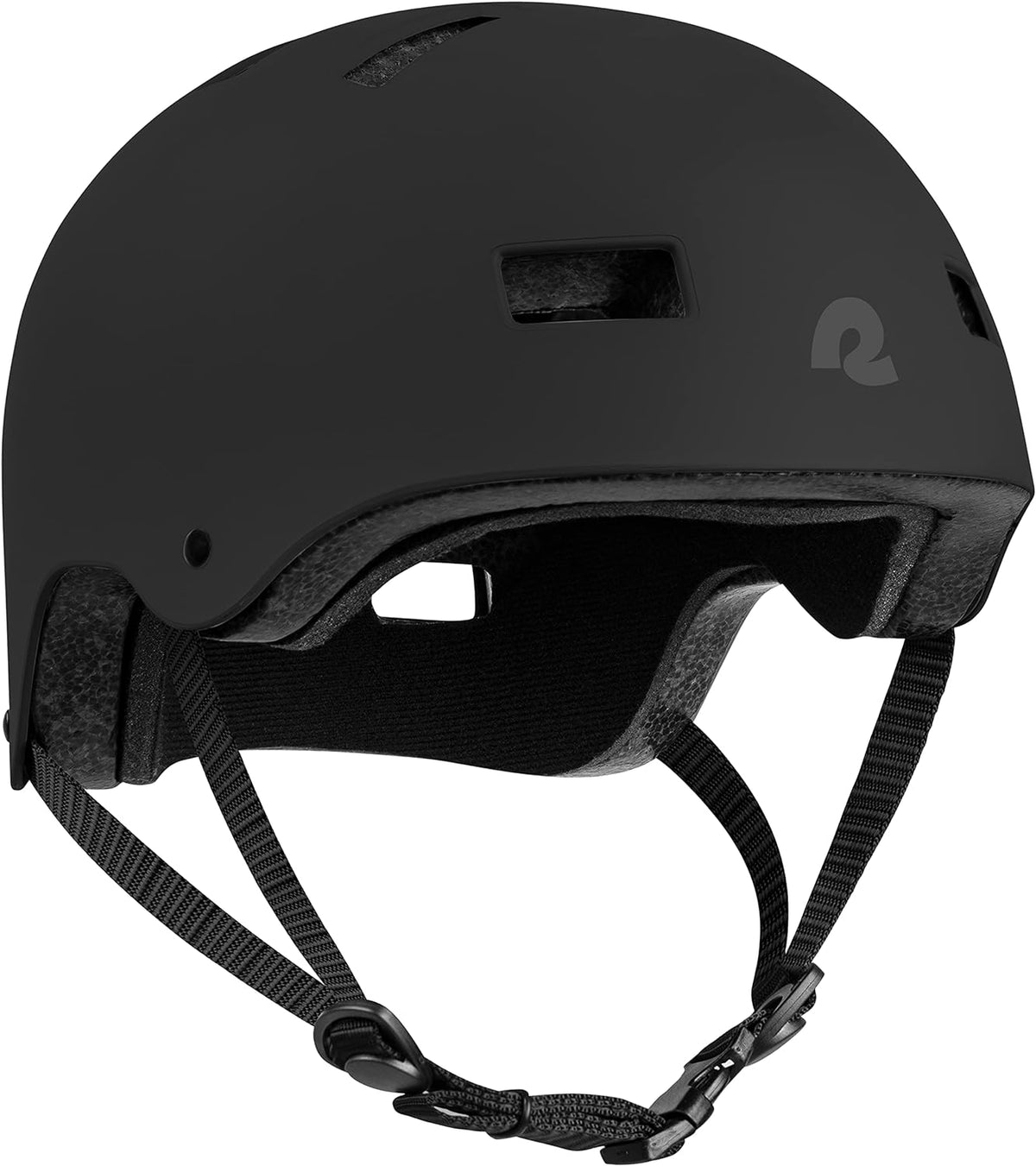 Retrospec Dakota Protective Bike Helmet, Skateboard, Scooter - Matte Black / Large