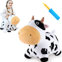 Bouncy Pals Bull Hopping Horse - Dairy Cow