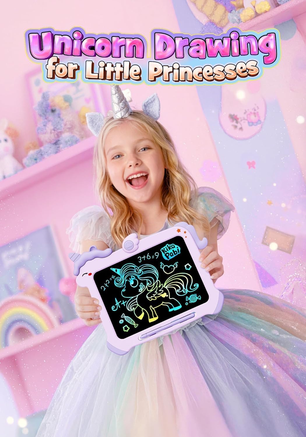 8.5 inch LCD Writing Tablet for Kids - Purple / 8.5 inch - image 2