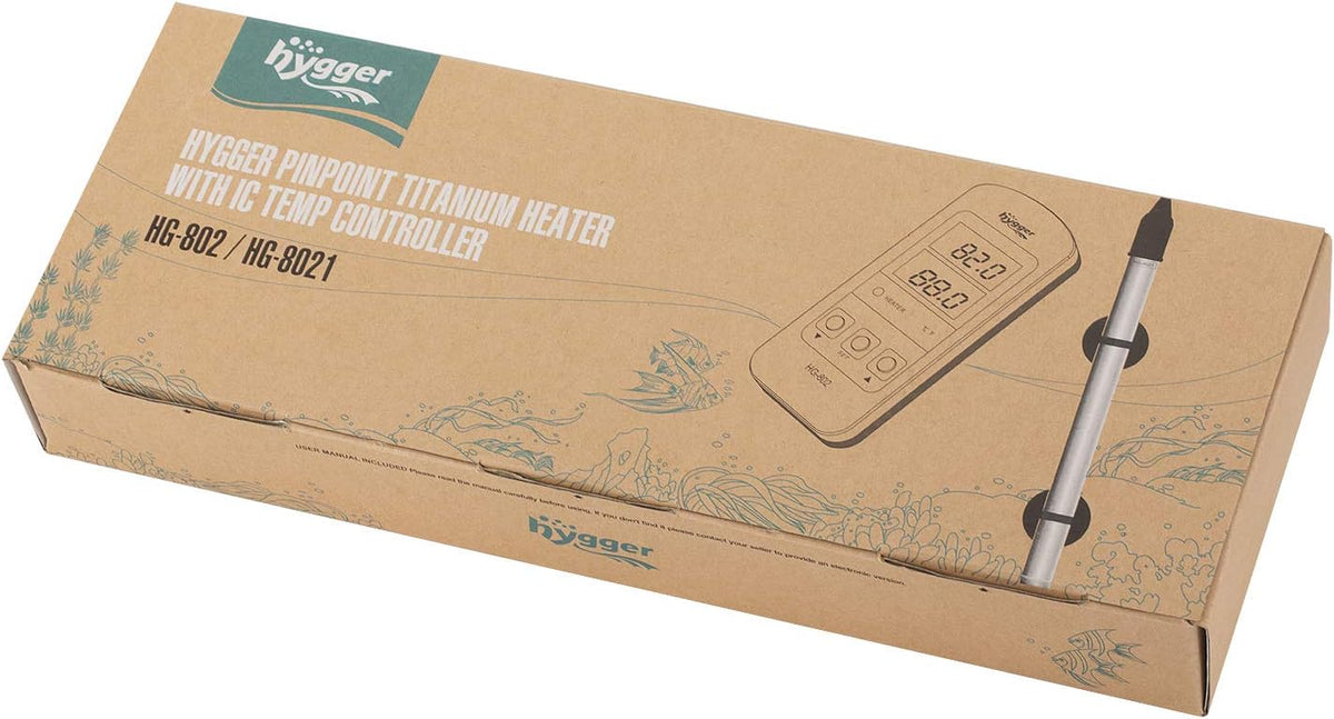 hygger 500W Titanium Aquarium Heater for Salt Water and Fresh Water - 100W (10-25 gallon) - image 3
