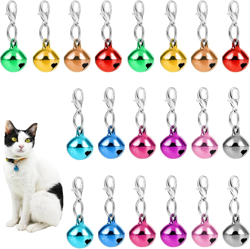 COMNICO 10 pcs Pet Bells for Dog Cat Collar - 20