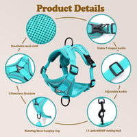 Cat Harness and Leash for Walking - Emerald / L : 11-16.5 LB - image 4