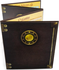 Stratagem The Master's Tome 4-Panel Customizable GM Screen - Brown