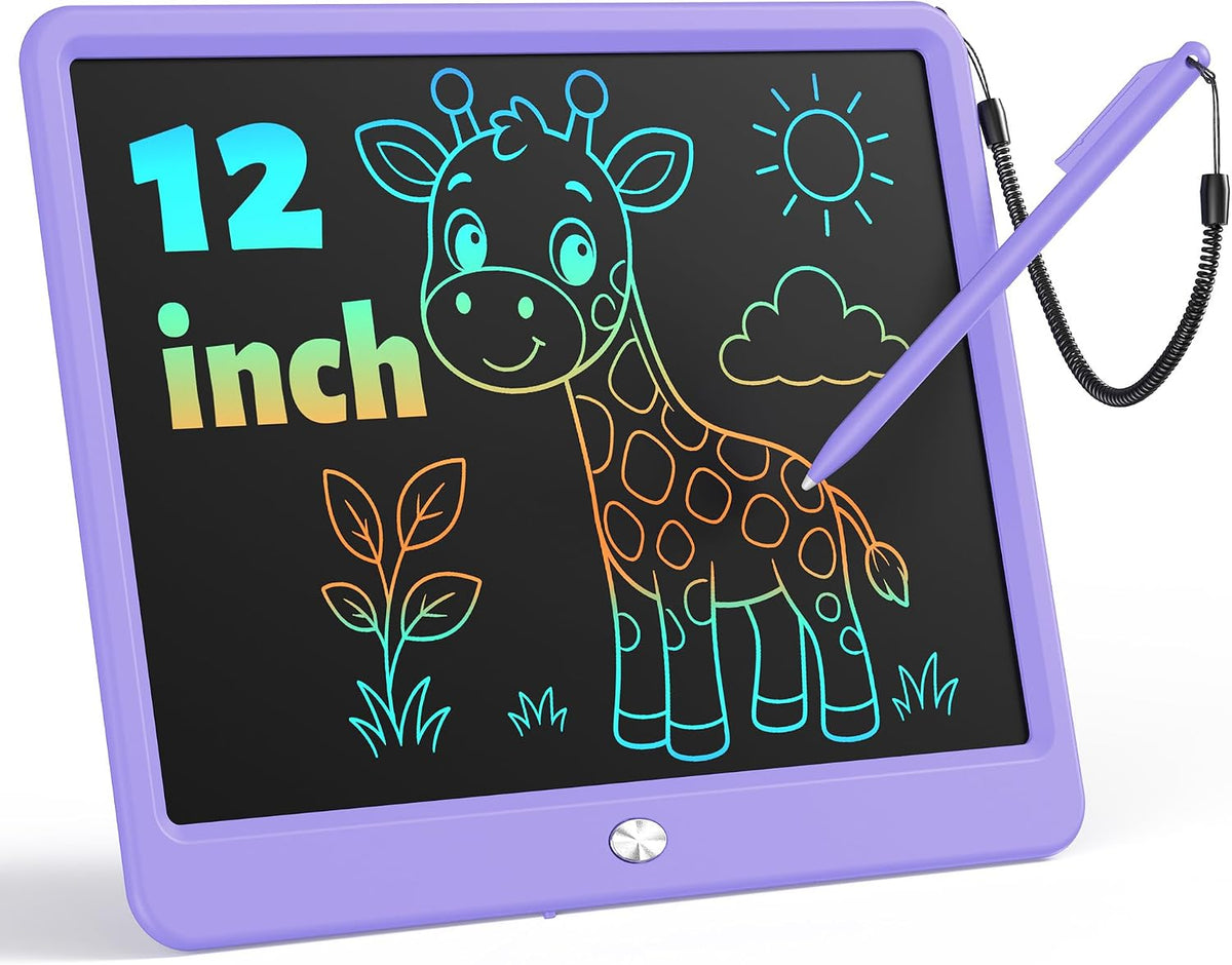LCD Writing Tablet 10 Inch - Purple / 12 inch