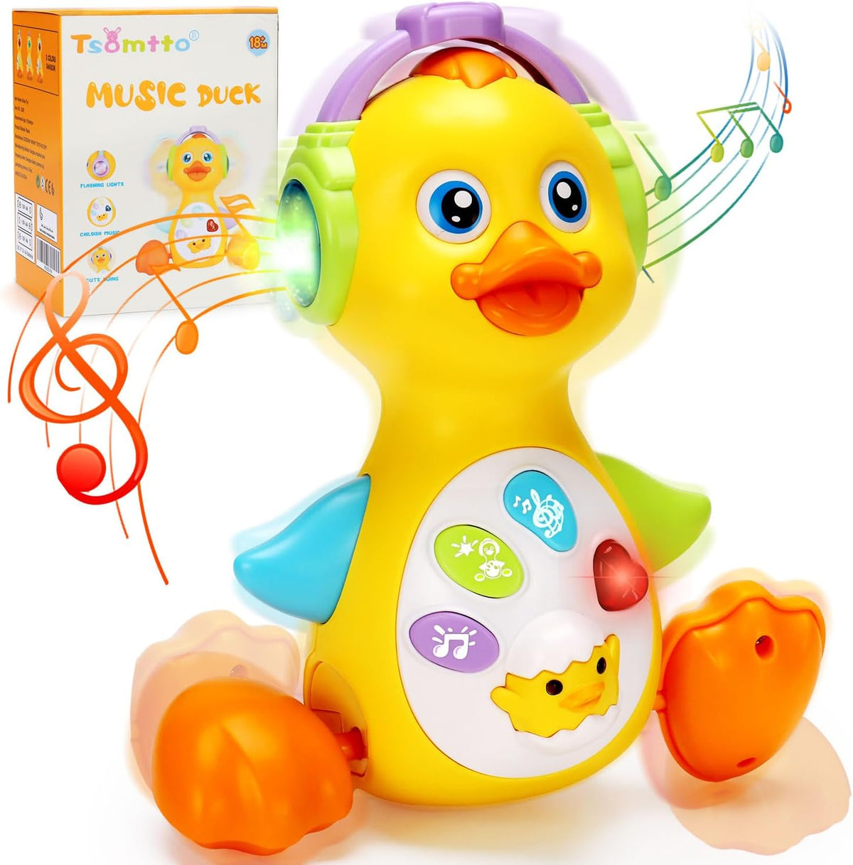 Musical Light Up Duck Toy