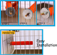 10 Pcs Parrot Perch Stand Bird Perch Stand Toy Colorful Paw Grinding - 20CM - image 3