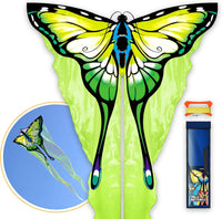 SGftre Tulle Butterfly Pink Kite，Extremely Easy to Fly - Green