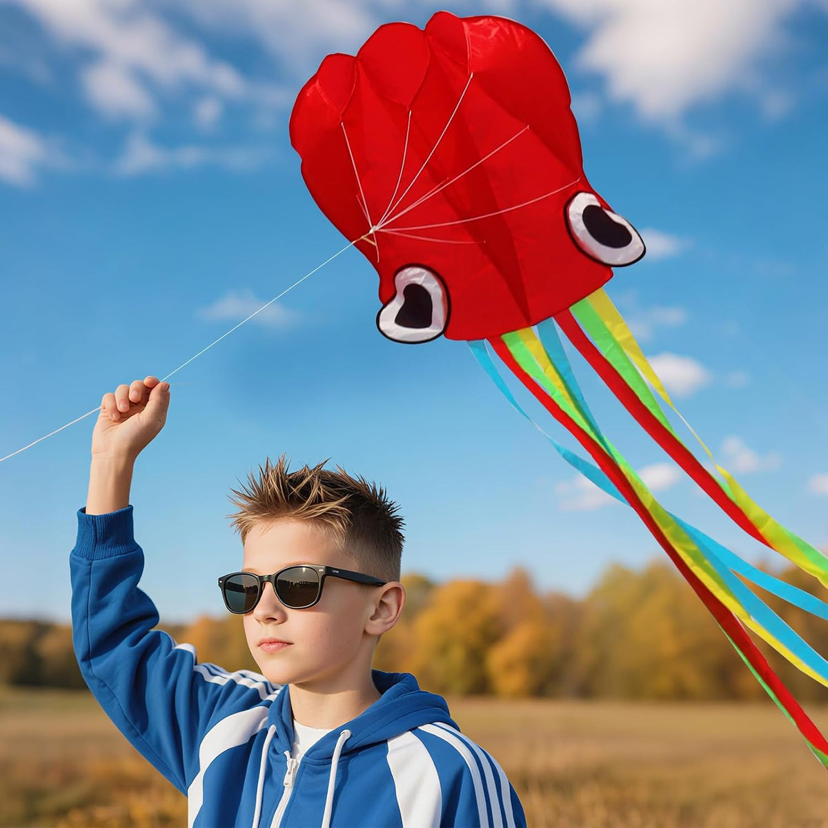 Yfafengs large octopus kite in waterproof cloth for kids and adults - view 10