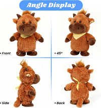 Hopearl Talking Singing Cowgirl Repeats What You Say Girl Walking - Highland Cow - image 3