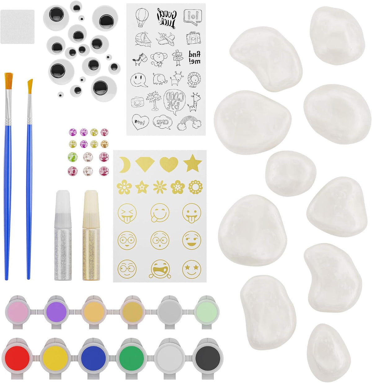 Dan&Darci Kids Rock Painting Kit - Multi-color - image 3