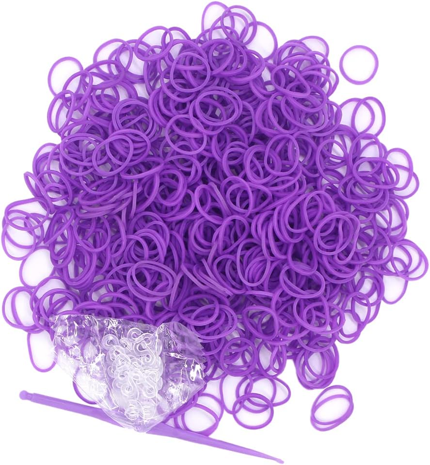3000 Loom Rubber Bands Refill Kit - Purple