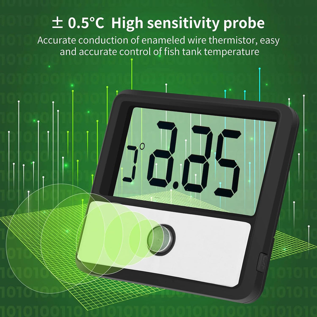 capetsma Aquarium Thermometer Digital Fish Tank Thermometer Accurate - image 4