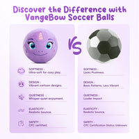 VangeBow Silent Indoor Soccer Ball for Toddlers - Unicorn - image 3