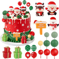 Hooqict 43 piece Halloween cake topper set with sign, tombstone, skulls, trees and spiders - view 8