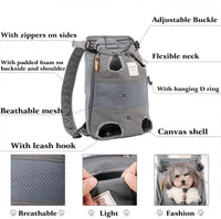 Cat Dog Carrier Front Backpack - BIG FRENCHIES