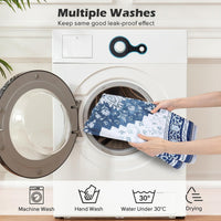Washable Pee Pads for Dogs 72"x72" Reusable Dog Pads Extra Large - Blue / 48x48 Inch (Pack of 2) - image 4