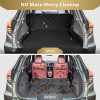SUV Cargo Liner for Dogs - Trunk Cover for SUV with Bumper Flap Protector – Essentials for Dogs - A-Black / Standard: 55" x 91" - image 3