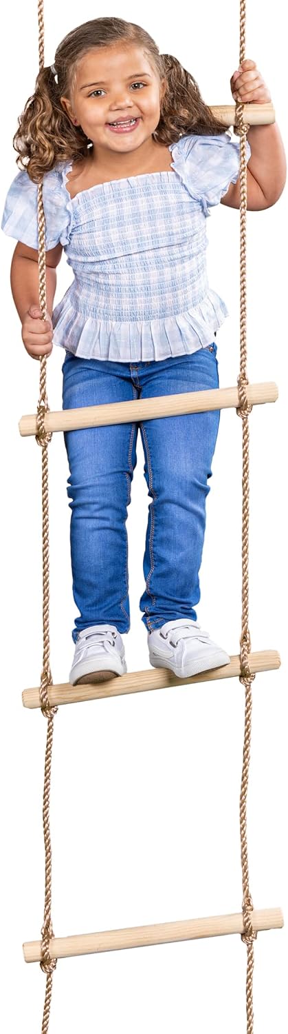 Squirrel Products 6 ft. Climbing Rope Ladder for Kids