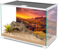 48x20 in Sun Desert Terrarium Backdrop Mountain Reptile Habitat - 24x16in/60x40cm - image 3