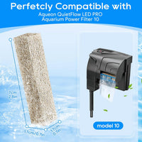 Replacement Filter Cartridges Compatible with Aqueon Quietflow 20 75 – Essentials for Fish - For Model 10, 20 Pack - image 2
