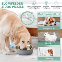 Slow Feeder Dog Bowls Insert - M / Green - image 2