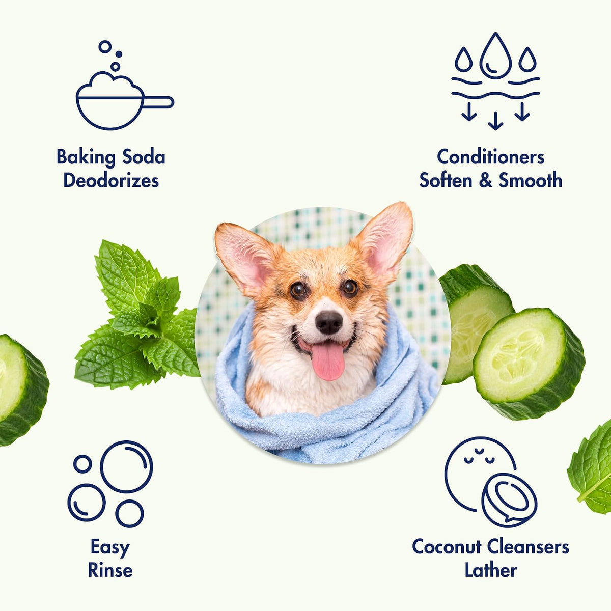 Arm & Hammer 2-in-1 Dog Shampoo and Conditioner - Cucumber Mint / 20 Fl Oz (Pack of 6) - image 4