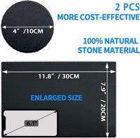 Reptile Basking Platform 6 × 6", Extra Large Reptile Slate - 11.8 × 7.9 IN + 4 IN - image 2