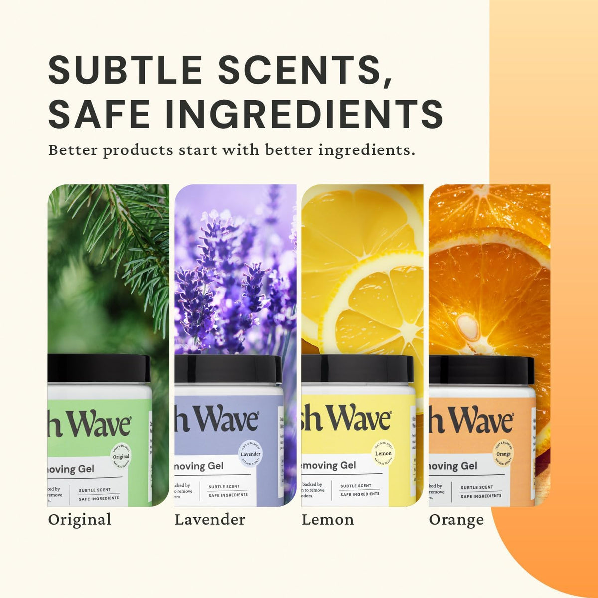 Fresh Wave Lemon Odor Removing Gel - Orange / 15 Fl Oz (Pack of 1) - image 2