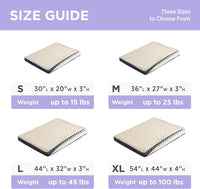 LE SURE Waterproof Dog Bed Cover Replacement - Large / Grey-Sherpa / Sherpa, Oxford fabric - image 4