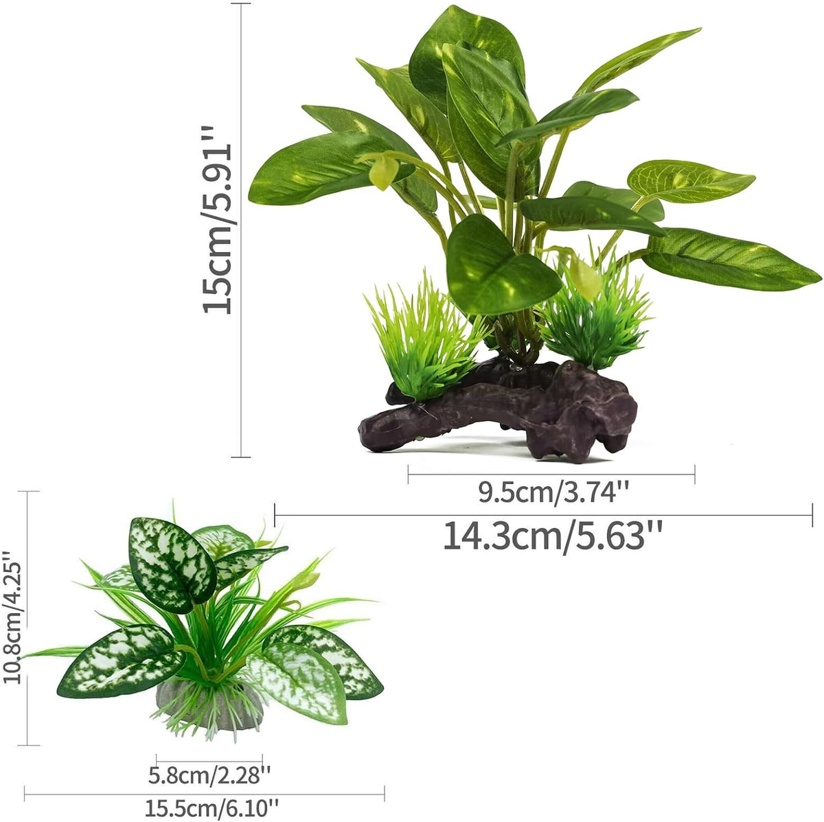 Moonorange Reptile Artificial Plants - Ms Set-e - image 2
