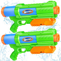 Super Water Gun for Kids Adults: 2 Pack - Green Green
