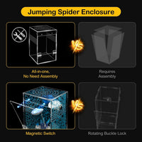 Jumping Spider Enclosure Starter Kit - Blue / Large - image 2