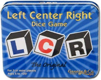 Original LCR Left Center Right Dice Game – Fun for Kids & Family