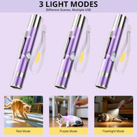 Cat Toys, Rechargeable, Interactive USB Chase Toy for Cats & Kittens – Essentials for Cats - Purple 2pcs - image 3