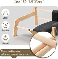 Elevated Cat Couch Bed for Indoor Cats - Dark Gray - image 4