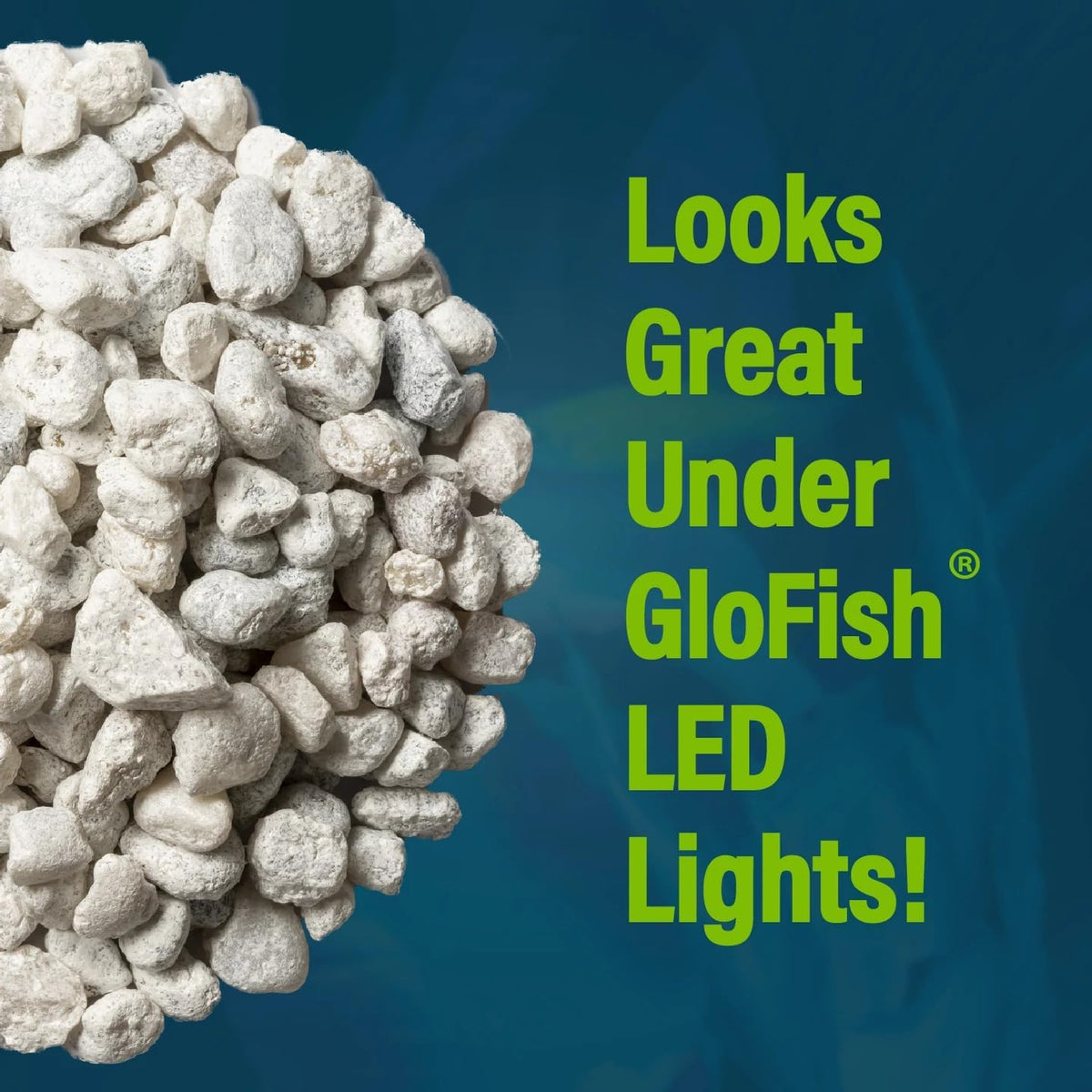 GloFish Aquarium Gravel, Pink, Green & Blue Mix - White Frost / 5 pounds (Pack of 2) - image 2