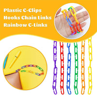 JIALEEY 100PCS Plastic Chain Links, Children's Learning Toy - image 4