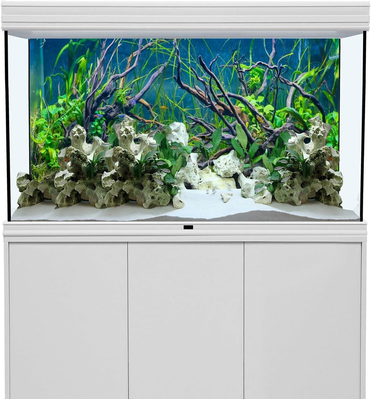 48x24 inches Tropical Fish Tank Background Aquatic Plant Aquarium - 48x18in/120x45cm - image 2