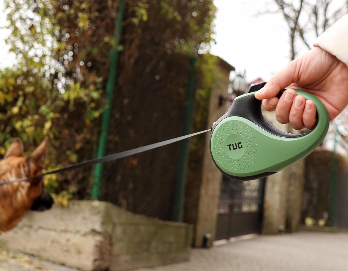 TUG Original Retractable Dog Leash - Green / Medium - image 3