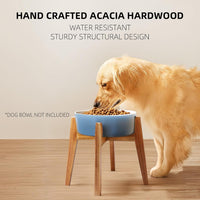 Raised Wooden Dog Bowl Stand for Large Dogs, Fits 9 Inch Bowls – Essentials for Dogs - XLarge - 1 Pack - image 2