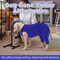 Nanaki Dog Wound Care Shirt, Dog Leg Sleeve To Stop Licking Rear Leg And Abdomen, Doggy Surgery Suit Female Spay,Doggy Onesie For Surgery Female Male, Pet Surgical Recovery Suit Pet Wound Heal Clothes
