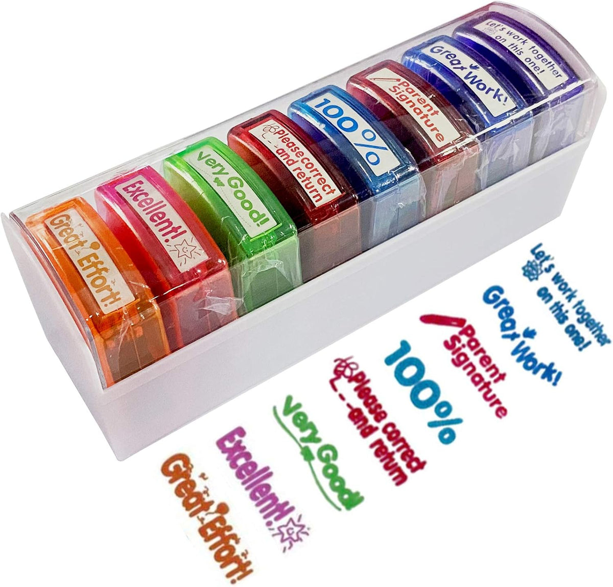 Teacher Stamps for Grading Classroom - Colorful
