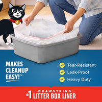 Jonny Cat Litter Box Liners Heavy Duty - Jumbo / 1 Count (Pack of 5) - image 3