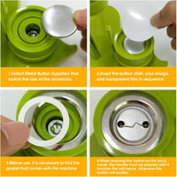 300 Pcs 58mm/2.28 inch Button Maker Supplies - 32mm/1.25 inch - Button Supplies Button Parts - image 3