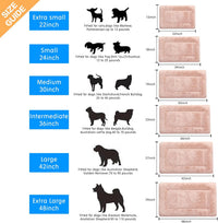 Dog Crate Pad Washable Dog Bed for Crate Medium Cozy Mat 36-Inch Gray – Essentials for Dogs - 22.0"L x 13.0"W x 1.0"Th / pink - image 2