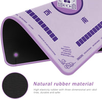 2F22E Mahjong Mat for Table 32.4" x 32.4" - Purple - image 2